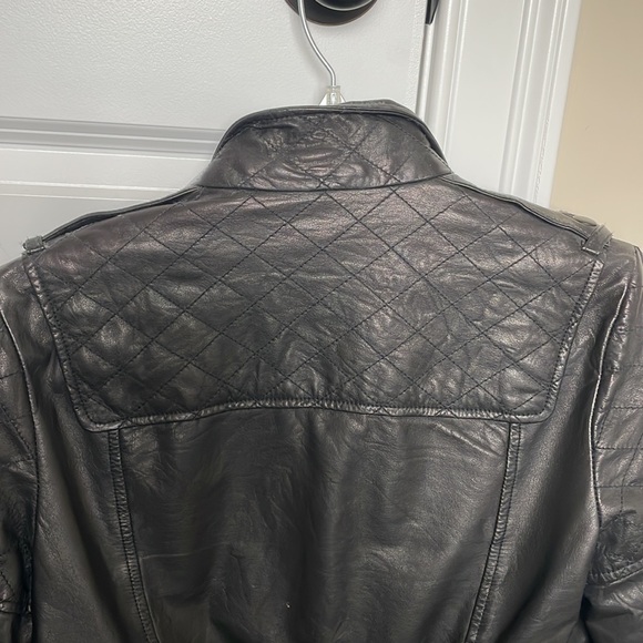 Alice and Olivia Leather Moto Jacket - Picture 8 of 13